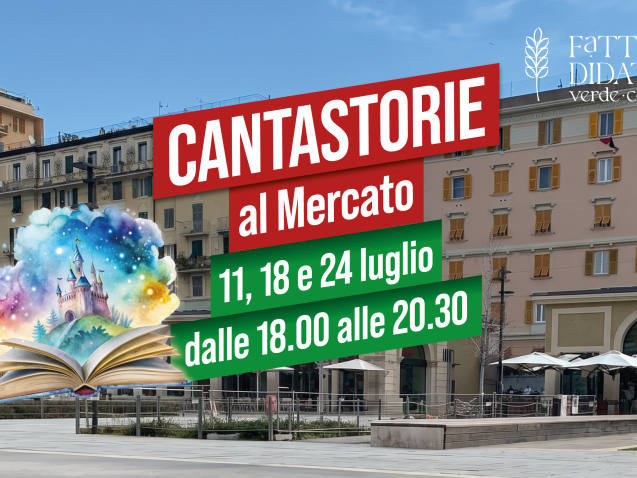 Cantastorie al mercato sito